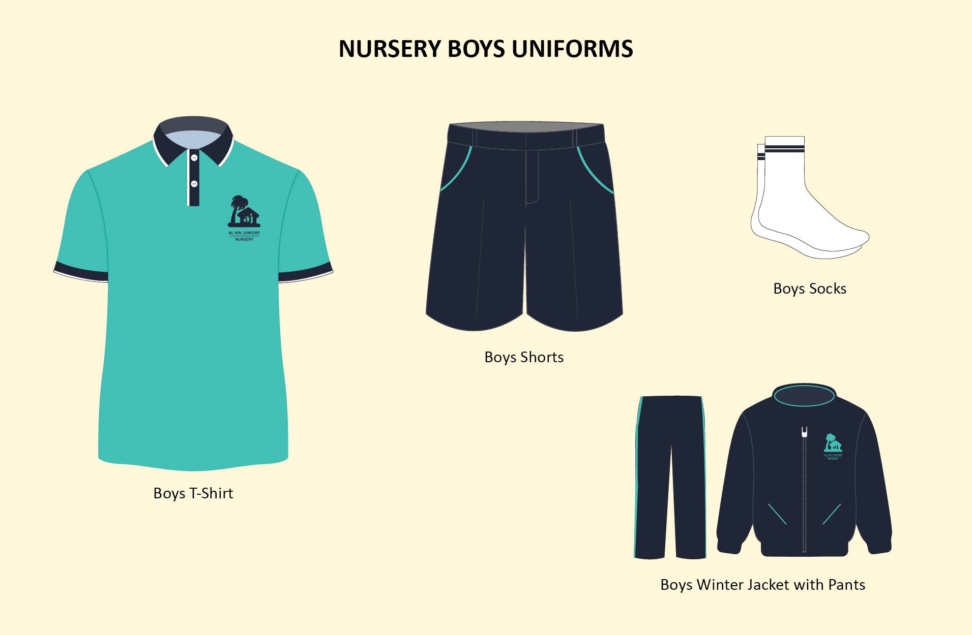 AJ Nursery Uniform Boys