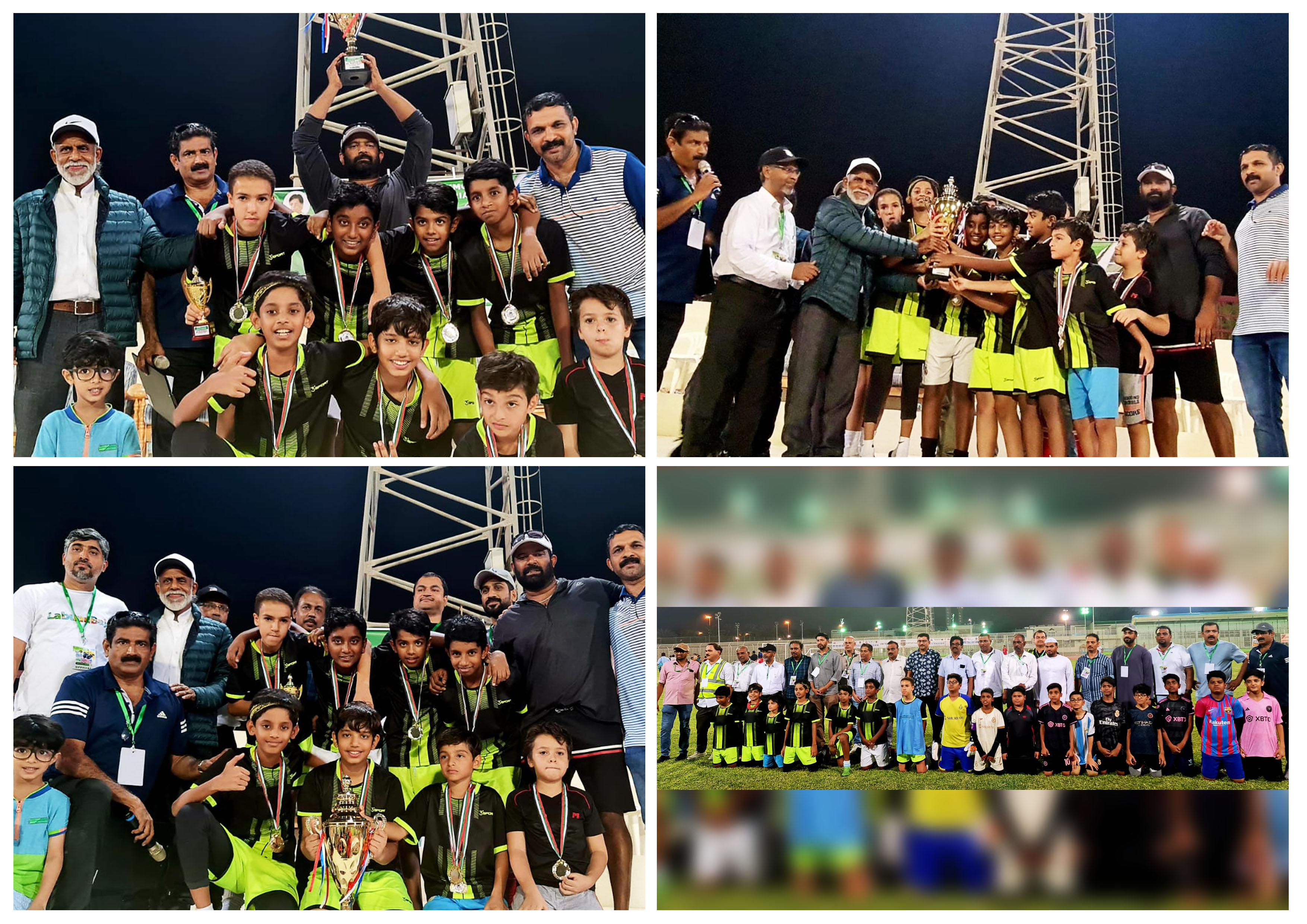 KMCC Foot ball Champions 2023 Collage