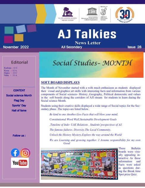 AJI Secondary newsletter Nov22