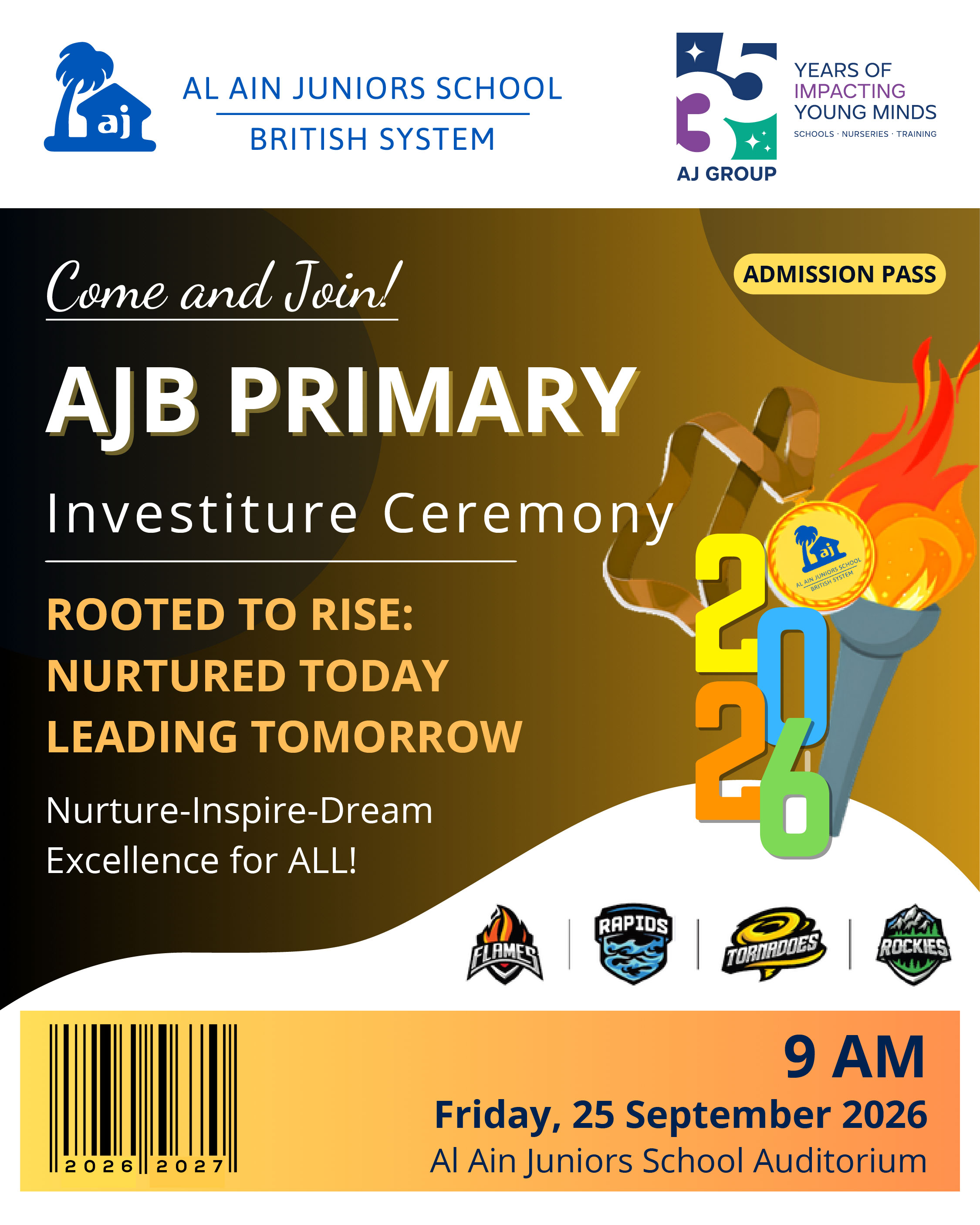 AJB Primary Investiture Ceremony 2026